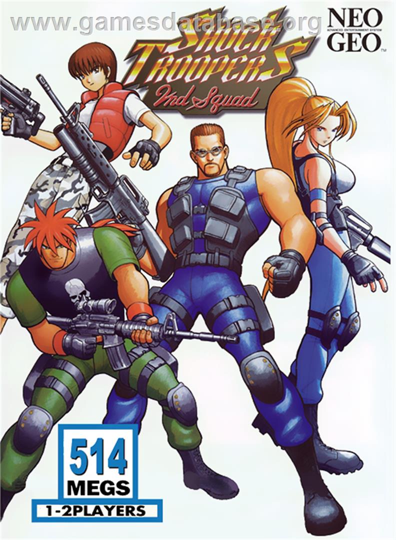 Shock Troopers - 2nd Squad - SNK Neo-Geo MVS - Artwork - Box