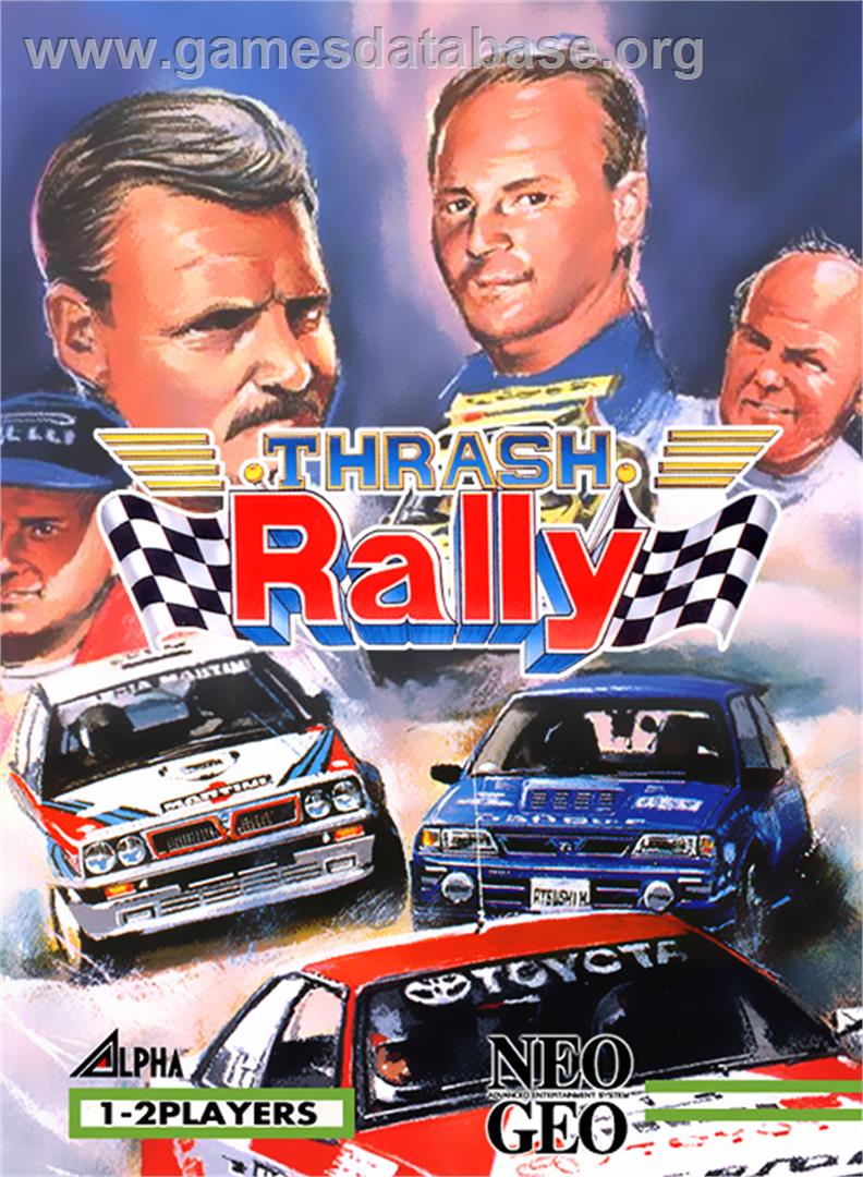 Thrash Rally - SNK Neo-Geo MVS - Artwork - Box