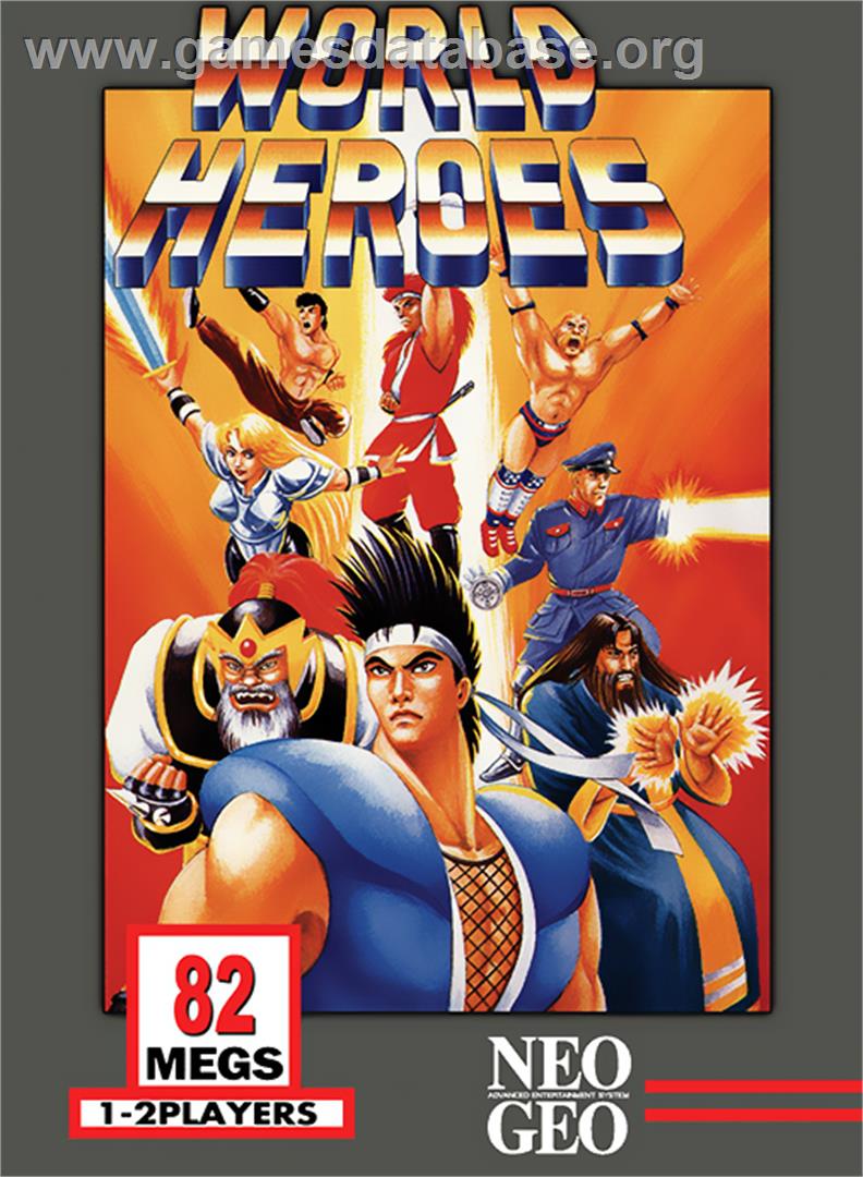 World Heroes - SNK Neo-Geo MVS - Artwork - Box