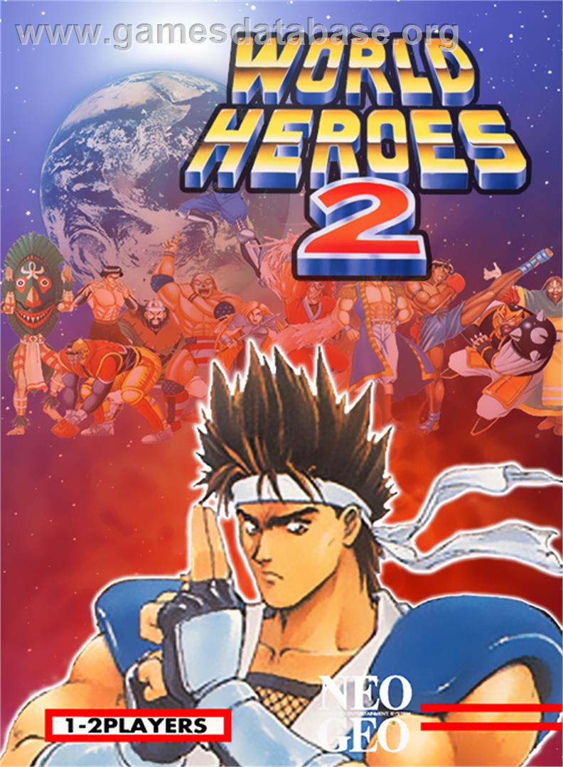 World Heroes 2 - SNK Neo-Geo MVS - Artwork - Box