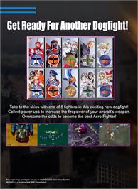 Box back cover for Aero Fighters 3 on the SNK Neo-Geo MVS.