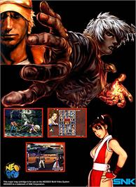 Box back cover for King Of Fighters '99 - Millennium Battle, The on the SNK Neo-Geo MVS.