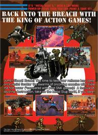 Box back cover for Metal Slug X - Super Vehicle-001 on the SNK Neo-Geo MVS.