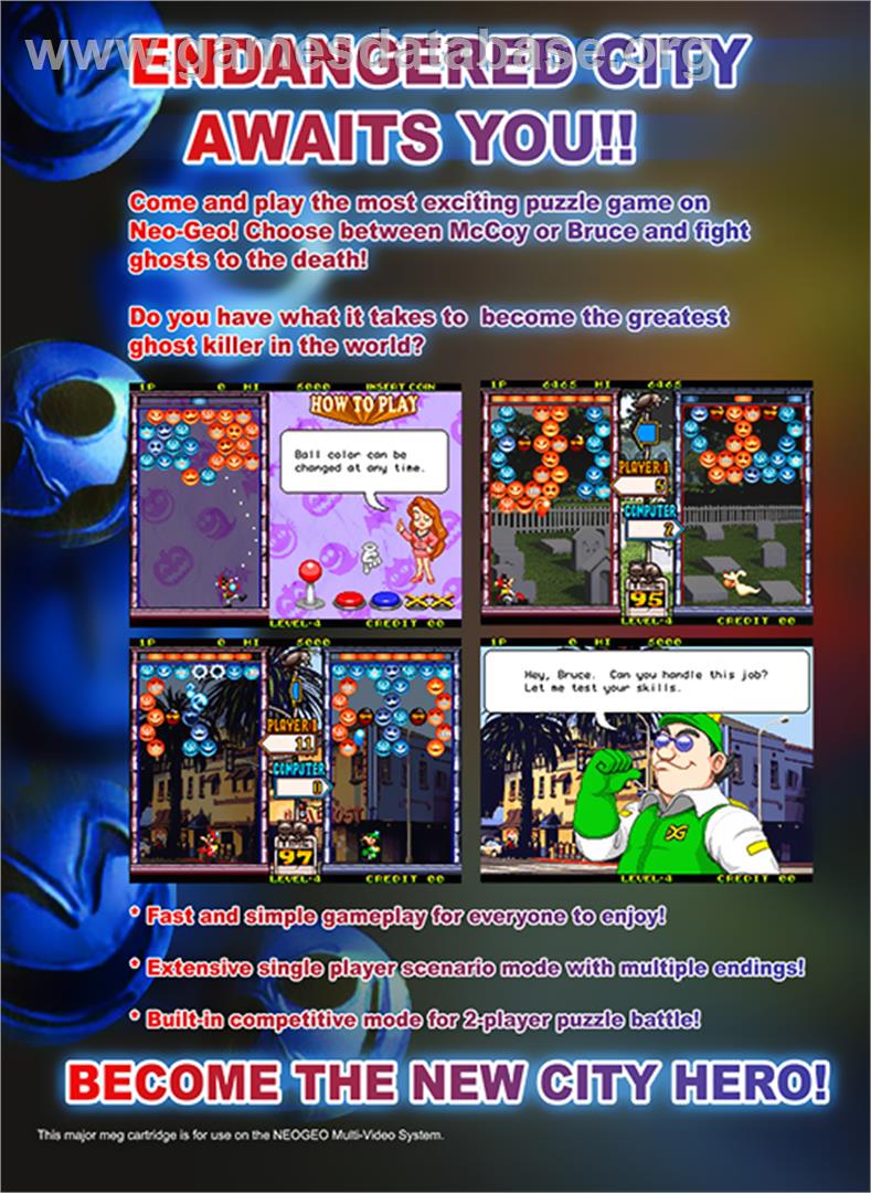 Ghostlop - SNK Neo-Geo MVS - Artwork - Box Back