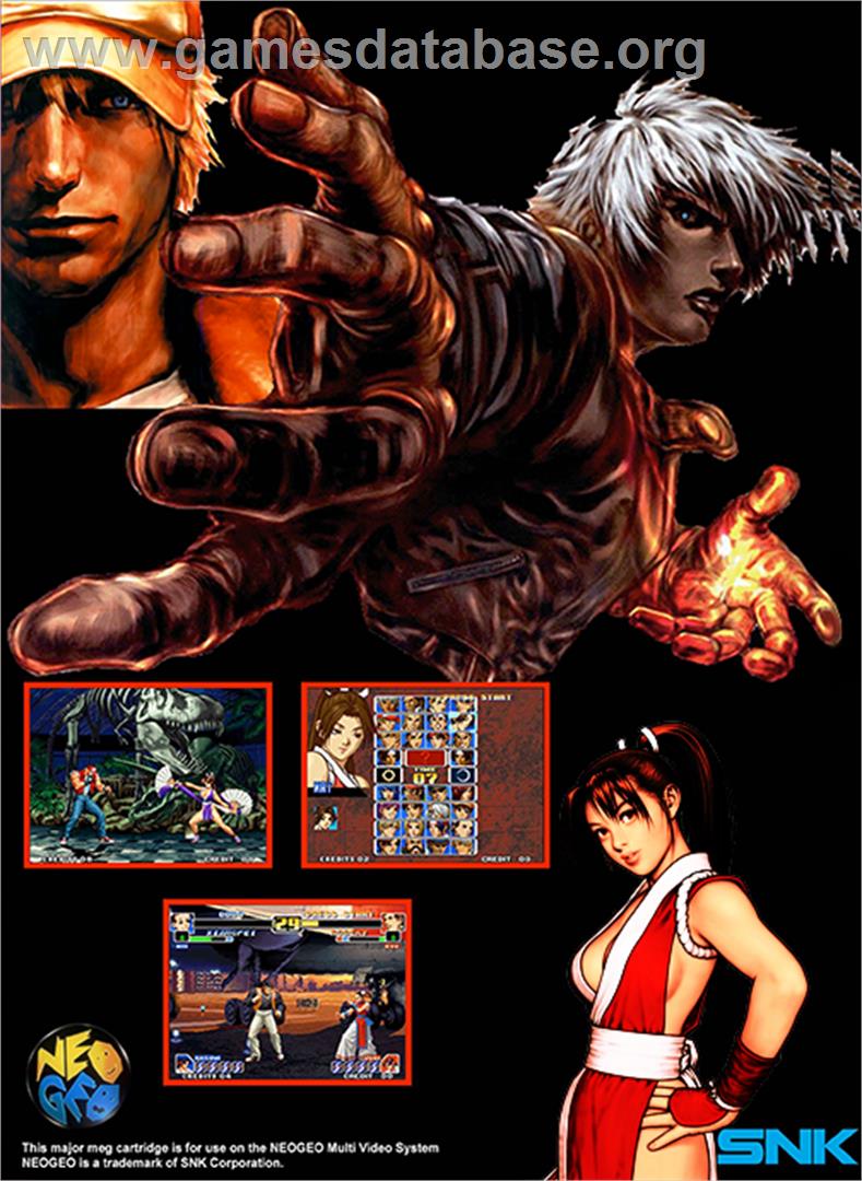 King Of Fighters '99 - Millennium Battle, The - SNK Neo-Geo MVS - Artwork - Box Back
