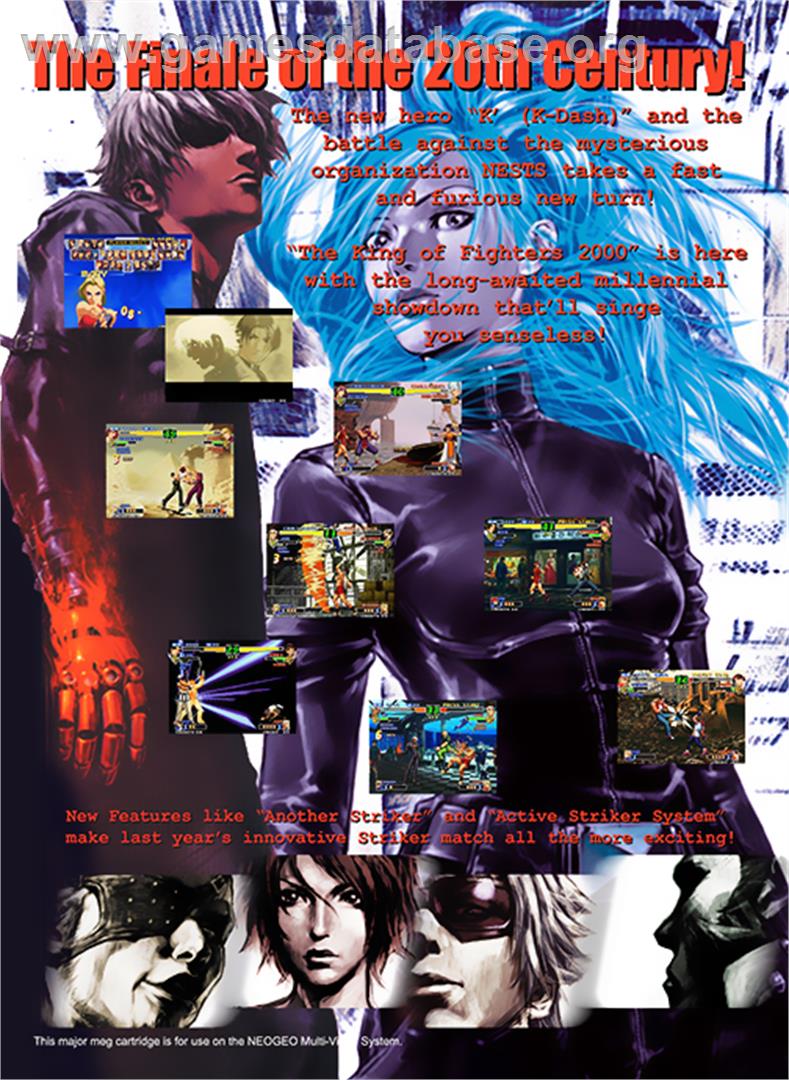 King Of Fighters 2000, The - SNK Neo-Geo MVS - Artwork - Box Back