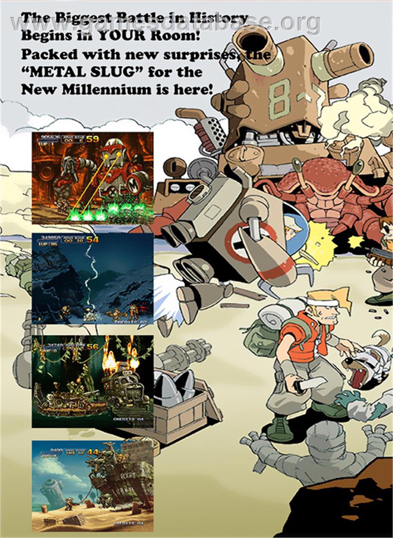 Metal Slug 3 - SNK Neo-Geo MVS - Artwork - Box Back