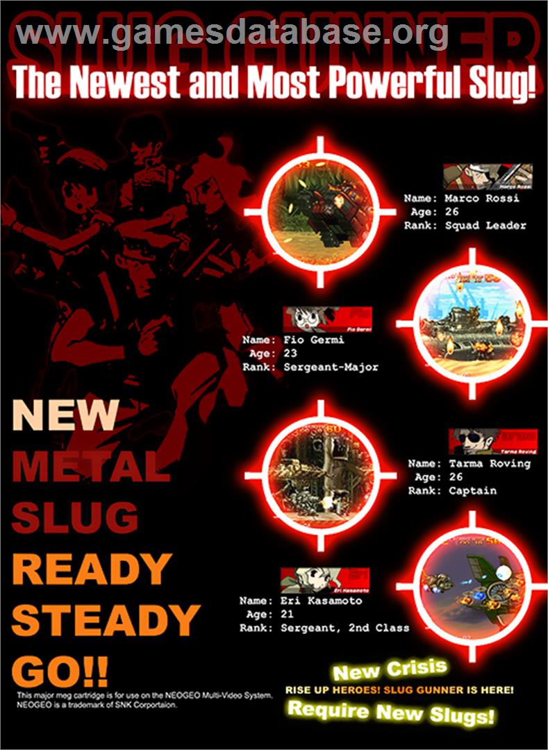 Metal Slug 5 - SNK Neo-Geo MVS - Artwork - Box Back