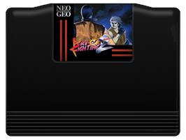 Cartridge artwork for Art of Fighting 2 on the SNK Neo-Geo MVS.