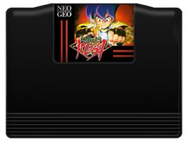 Cartridge artwork for Far East of Eden - Kabuki Klash on the SNK Neo-Geo MVS.