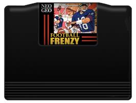 Cartridge artwork for Football Frenzy on the SNK Neo-Geo MVS.