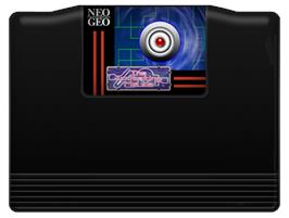 Cartridge artwork for Irritating Maze on the SNK Neo-Geo MVS.