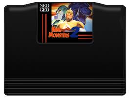 Cartridge artwork for King Of The Monsters 2 - The Next Thing on the SNK Neo-Geo MVS.
