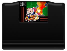 Cartridge artwork for Neo Bomberman on the SNK Neo-Geo MVS.