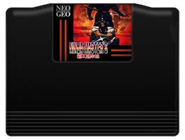 Cartridge artwork for Ninja Master's - Haoh-ninpo-cho on the SNK Neo-Geo MVS.