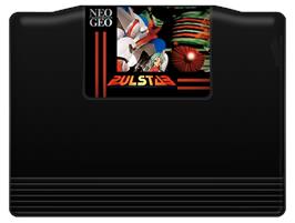 Cartridge artwork for Pulstar on the SNK Neo-Geo MVS.