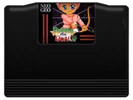 Cartridge artwork for Puzzle De Pon! R! on the SNK Neo-Geo MVS.