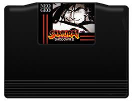 Cartridge artwork for Samurai Shodown 3 on the SNK Neo-Geo MVS.