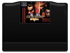 Cartridge artwork for Samurai Shodown 5 Special on the SNK Neo-Geo MVS.