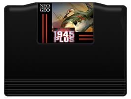 Cartridge artwork for Strikers 1945 Plus on the SNK Neo-Geo MVS.