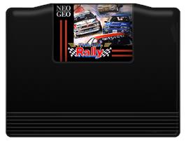 Cartridge artwork for Thrash Rally on the SNK Neo-Geo MVS.