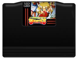Cartridge artwork for Twinkle Star Sprites on the SNK Neo-Geo MVS.