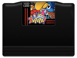 Cartridge artwork for Zupapa on the SNK Neo-Geo MVS.