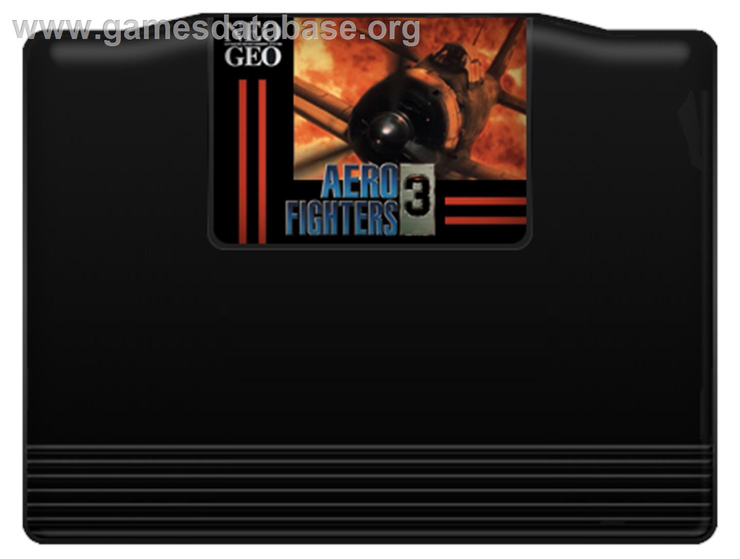 Aero Fighters 3 - SNK Neo-Geo MVS - Artwork - Cartridge