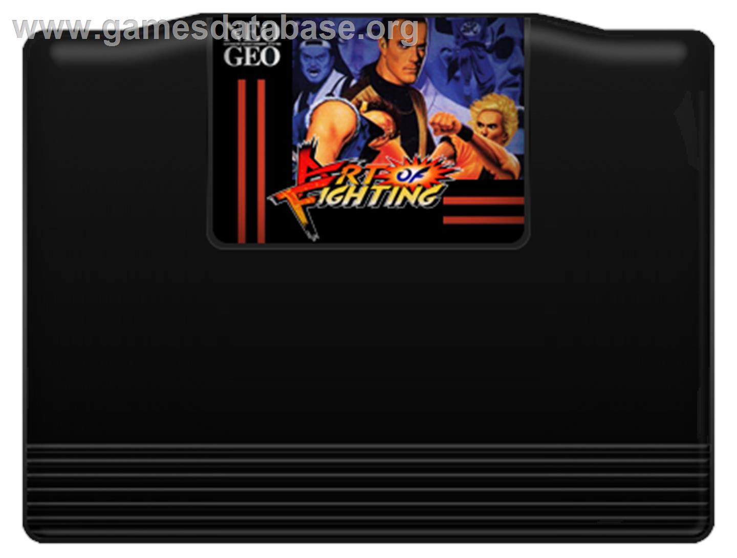 Art of Fighting - SNK Neo-Geo MVS - Artwork - Cartridge
