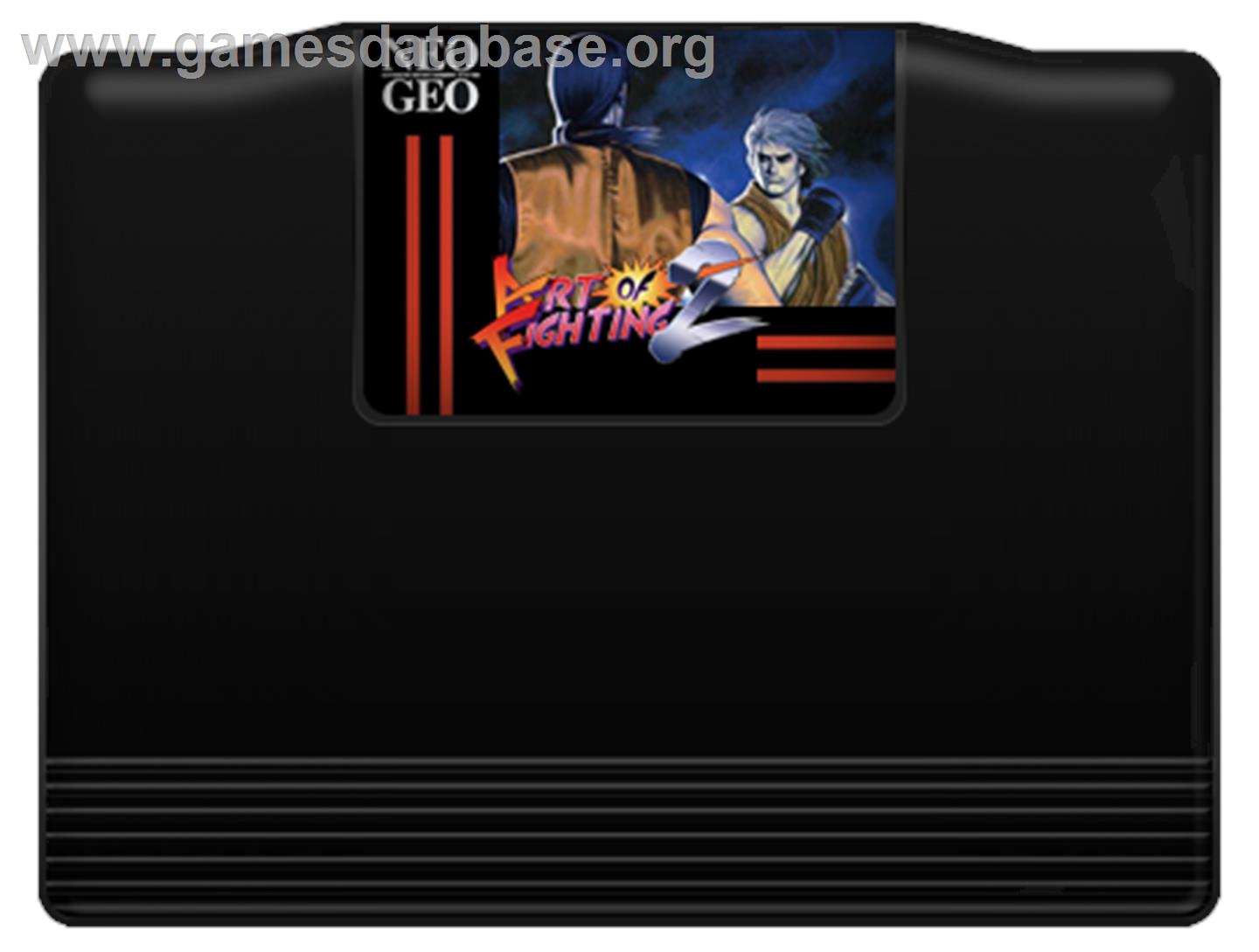 Art of Fighting 2 - SNK Neo-Geo MVS - Artwork - Cartridge