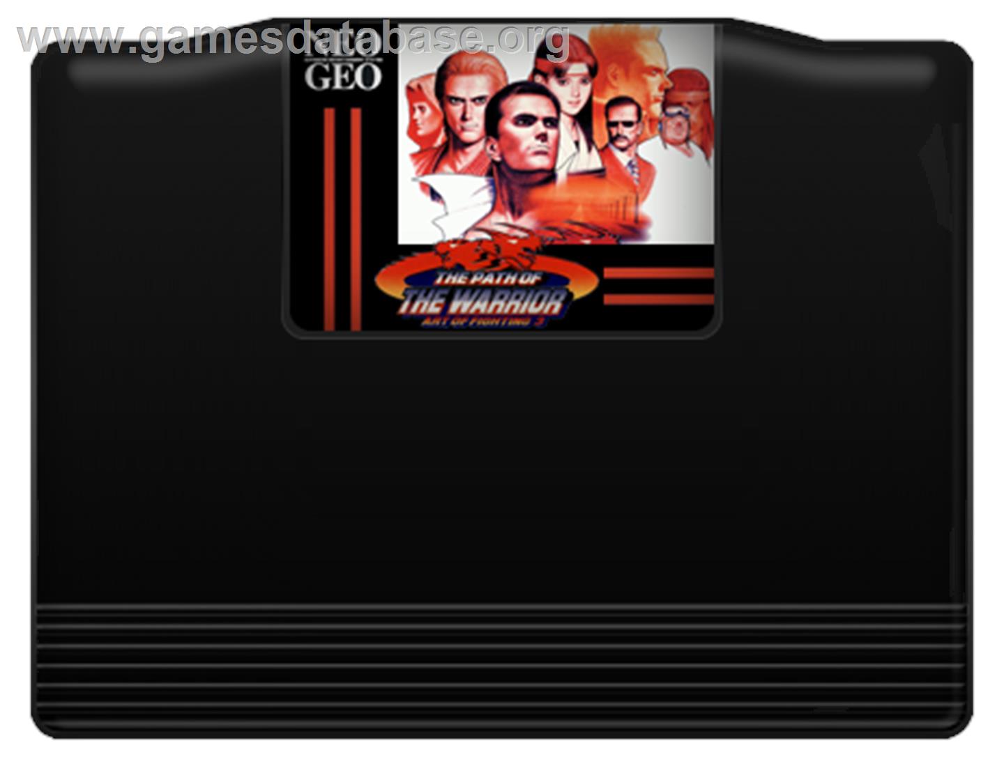 Art of Fighting 3 - The Path of the Warrior - SNK Neo-Geo MVS - Artwork - Cartridge