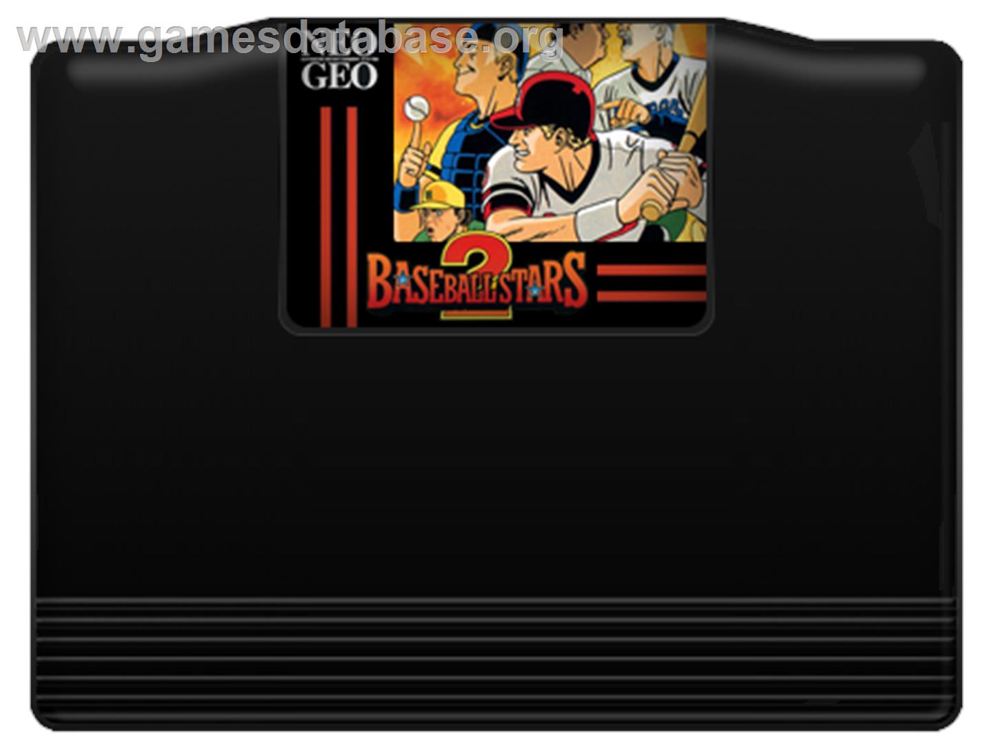 Baseball Stars 2 - SNK Neo-Geo MVS - Artwork - Cartridge