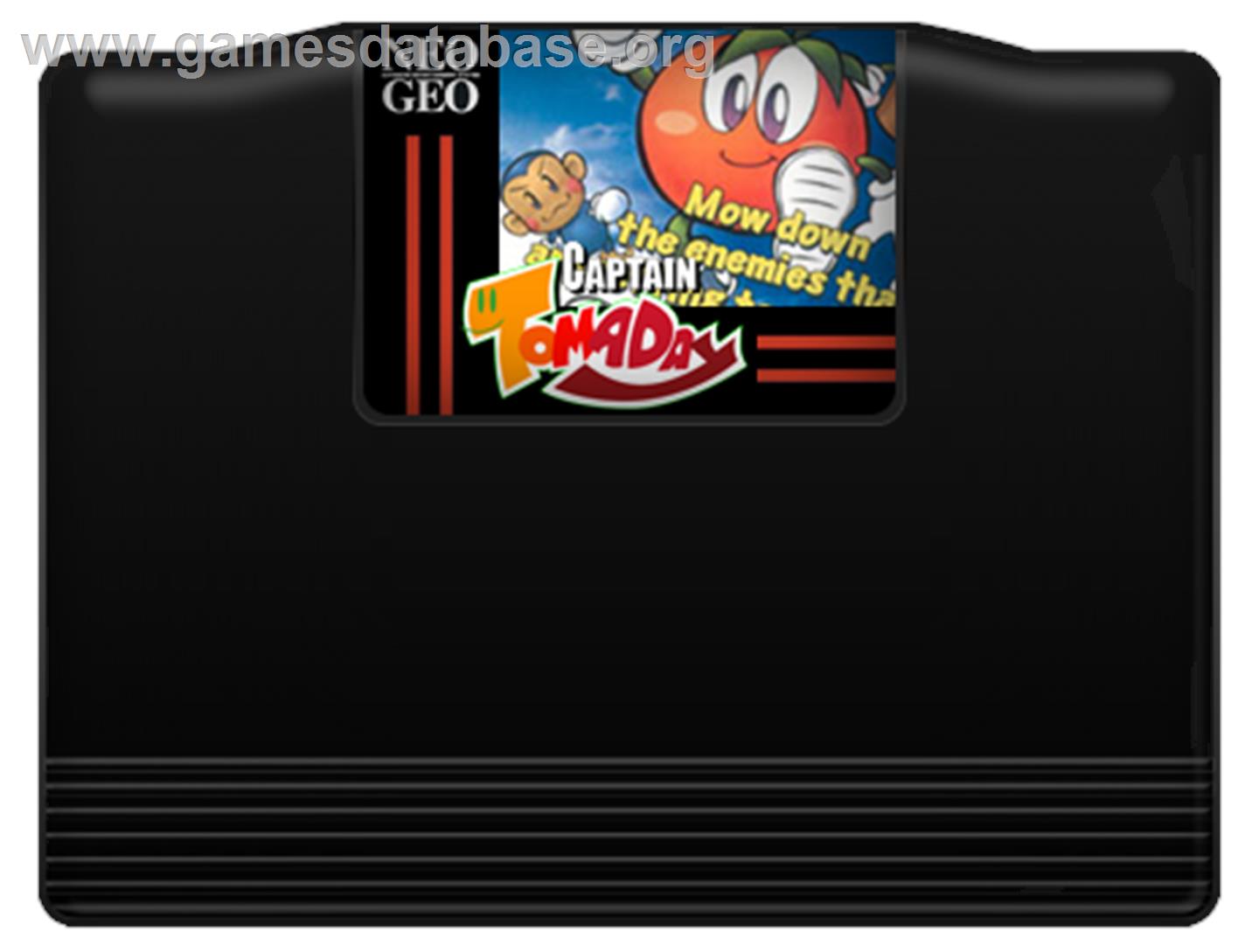 Captain Tomaday - SNK Neo-Geo MVS - Artwork - Cartridge