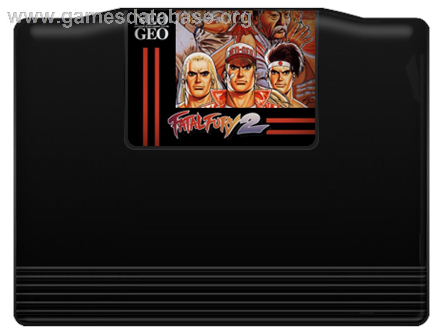 Fatal Fury 2 - SNK Neo-Geo MVS - Artwork - Cartridge