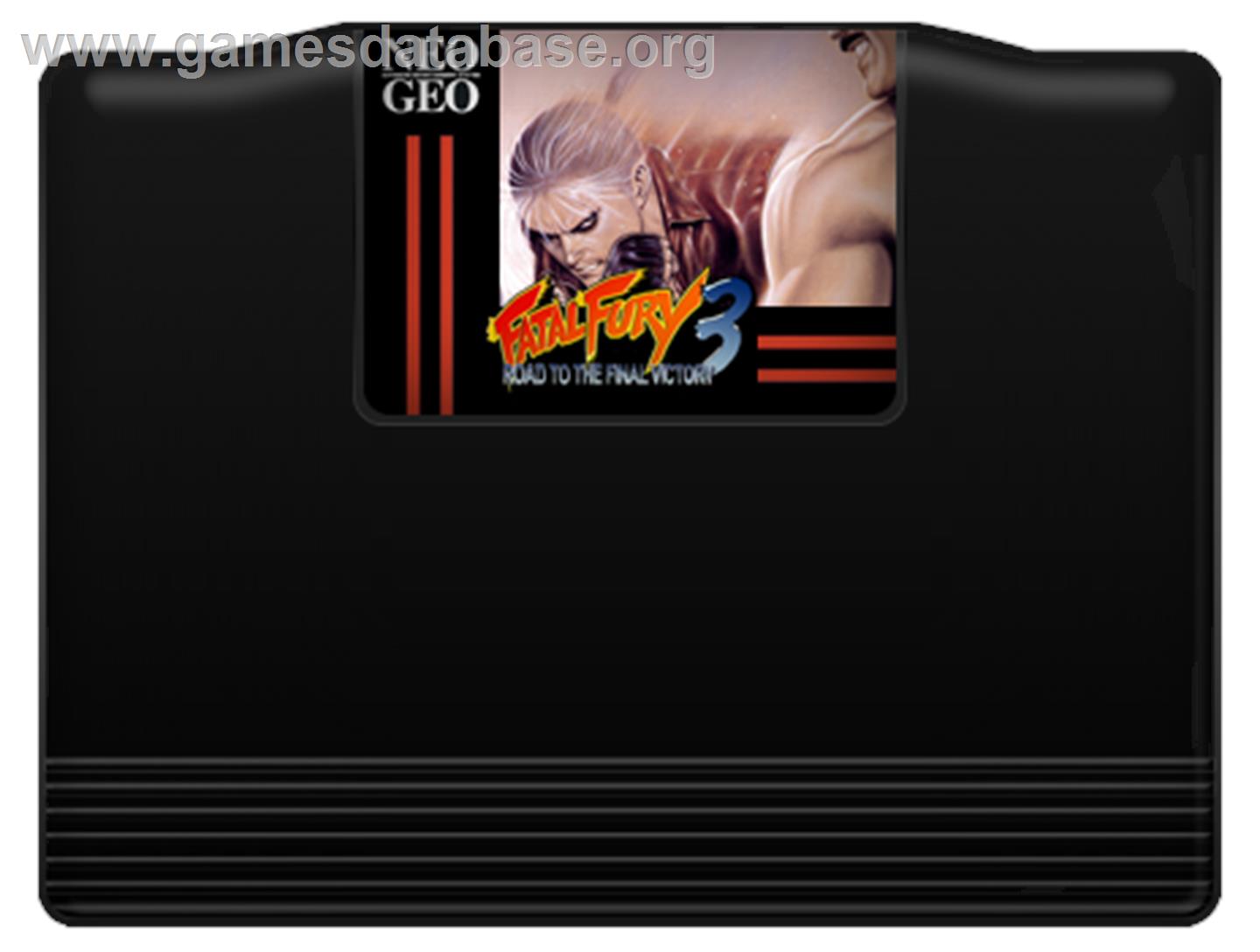 Fatal Fury 3 - Road to the Final Victory - SNK Neo-Geo MVS - Artwork - Cartridge