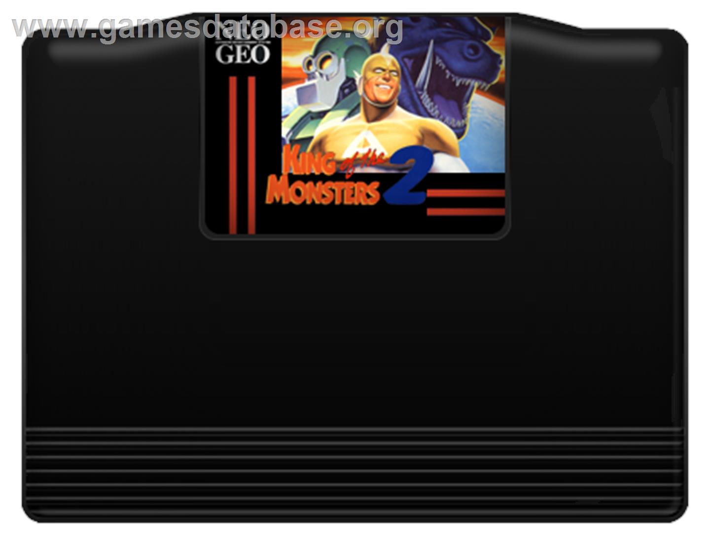 King Of The Monsters 2 - The Next Thing - SNK Neo-Geo MVS - Artwork - Cartridge