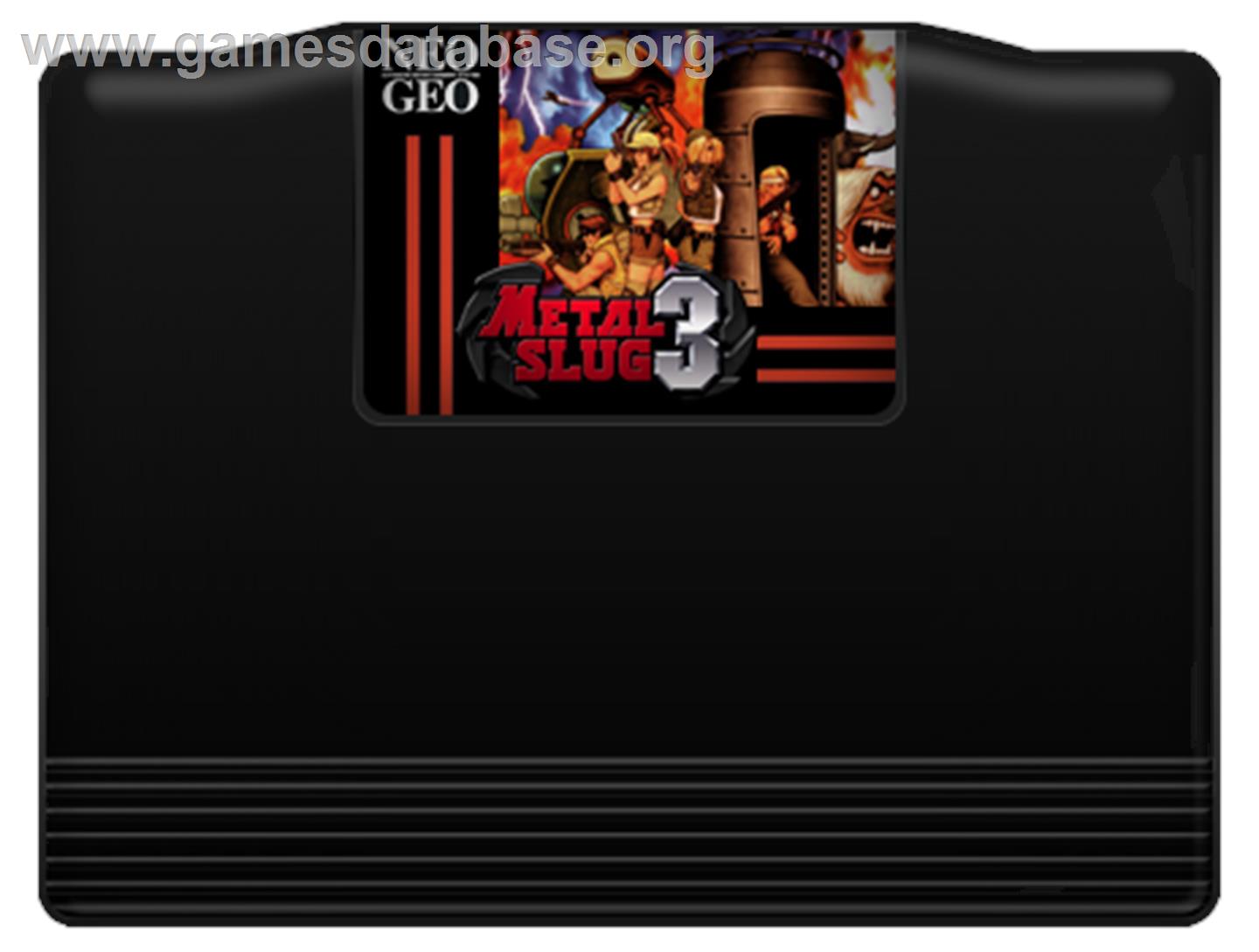 Metal Slug 3 - SNK Neo-Geo MVS - Artwork - Cartridge