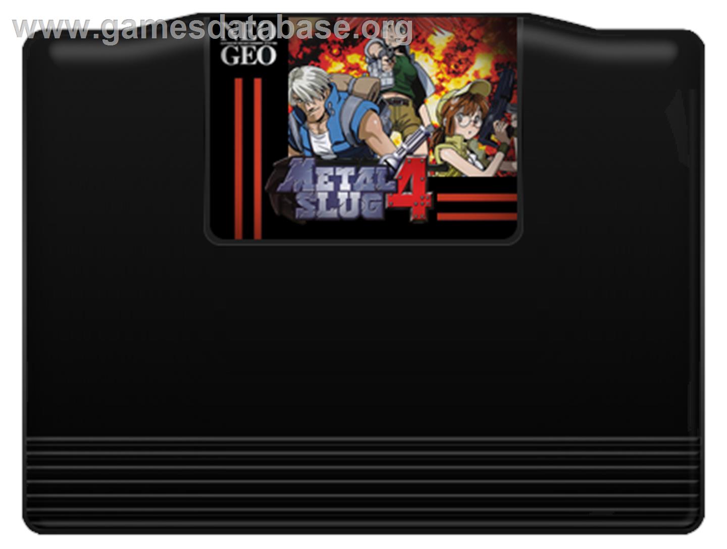 Metal Slug 4 - SNK Neo-Geo MVS - Artwork - Cartridge