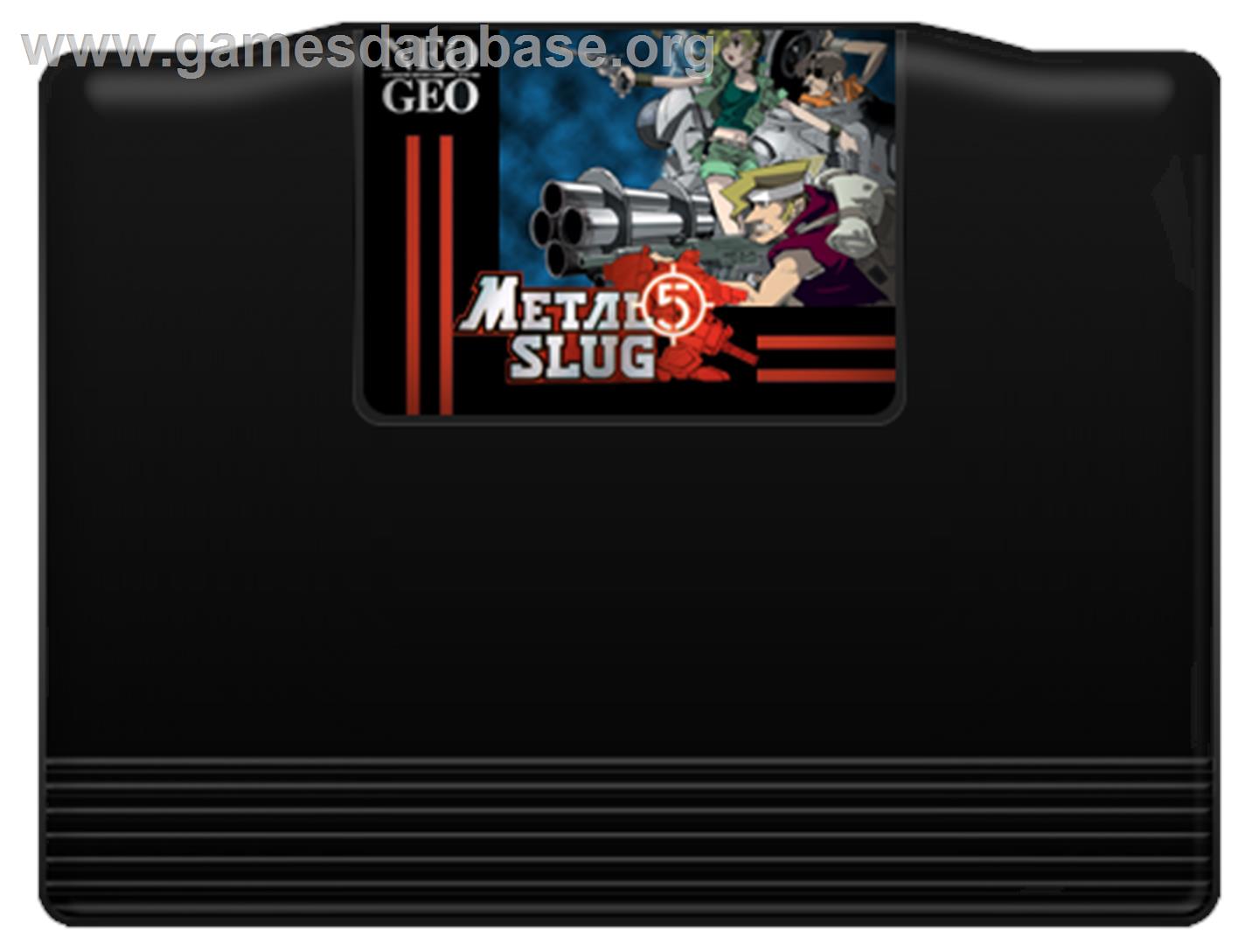 Metal Slug 5 - SNK Neo-Geo MVS - Artwork - Cartridge