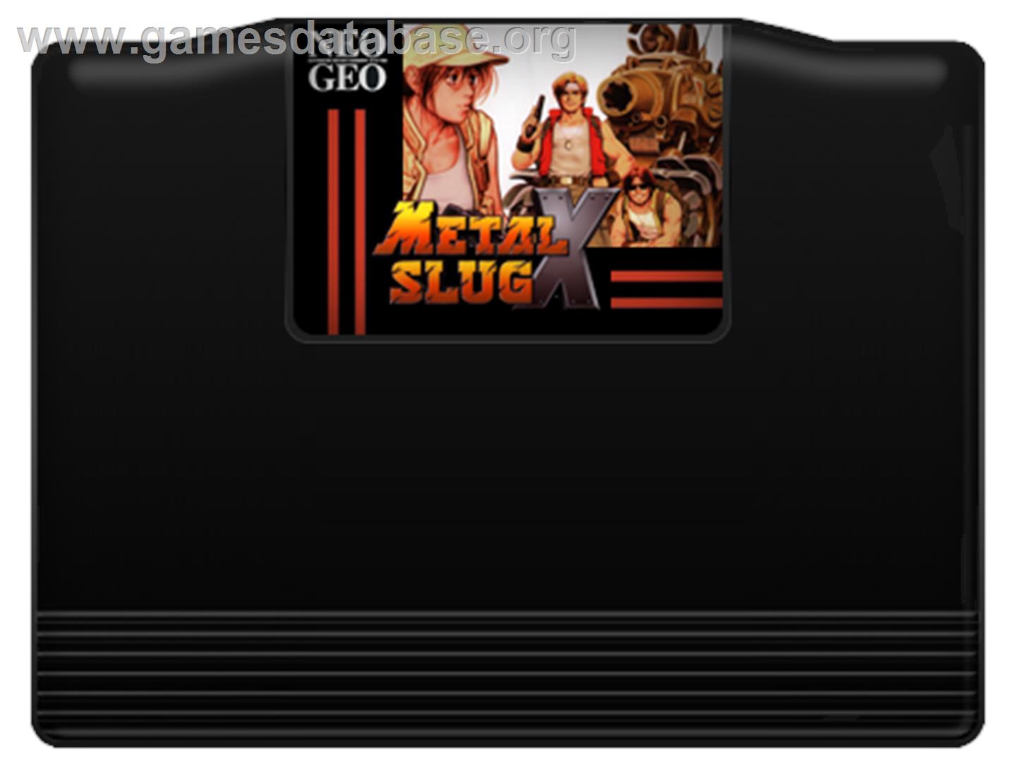 Metal Slug X - Super Vehicle-001 - SNK Neo-Geo MVS - Artwork - Cartridge
