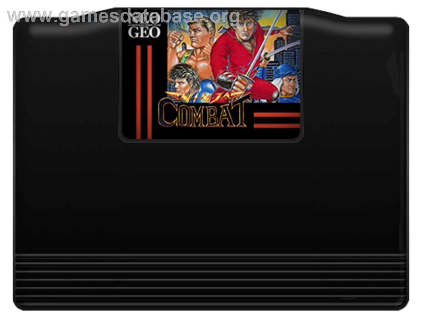 Ninja Combat - SNK Neo-Geo MVS - Artwork - Cartridge
