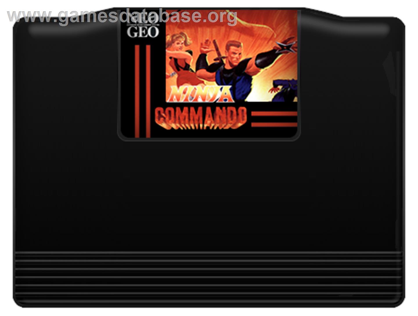 Ninja Commando - SNK Neo-Geo MVS - Artwork - Cartridge