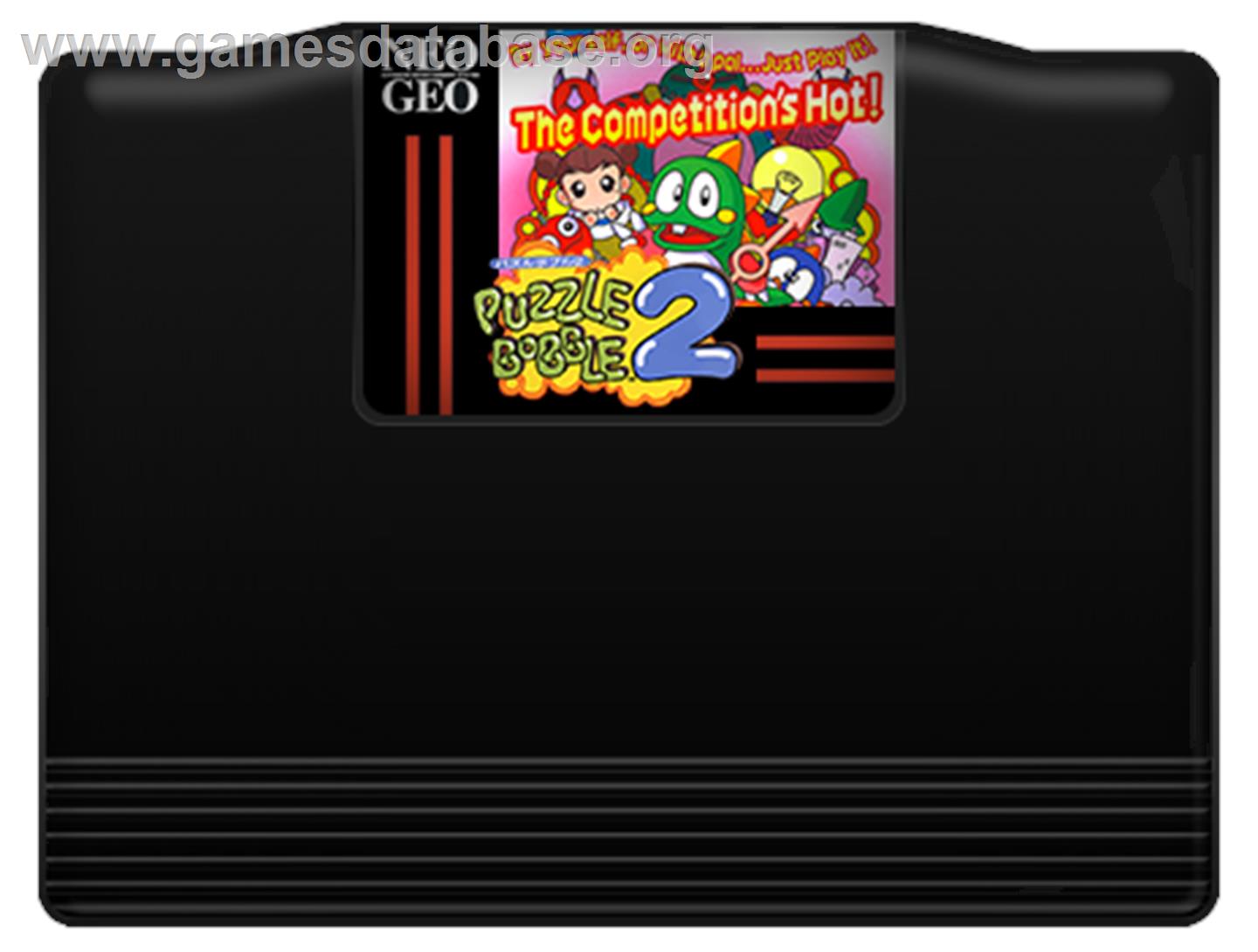 Puzzle Bobble 2 - SNK Neo-Geo MVS - Artwork - Cartridge