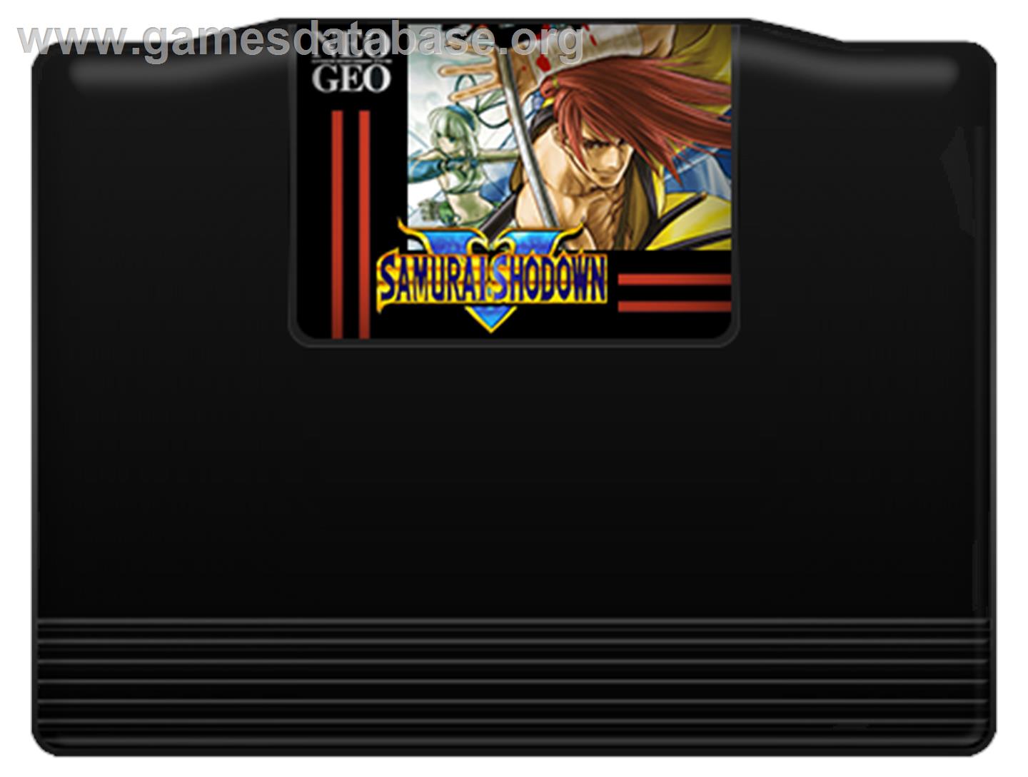 Samurai Shodown 5 - SNK Neo-Geo MVS - Artwork - Cartridge