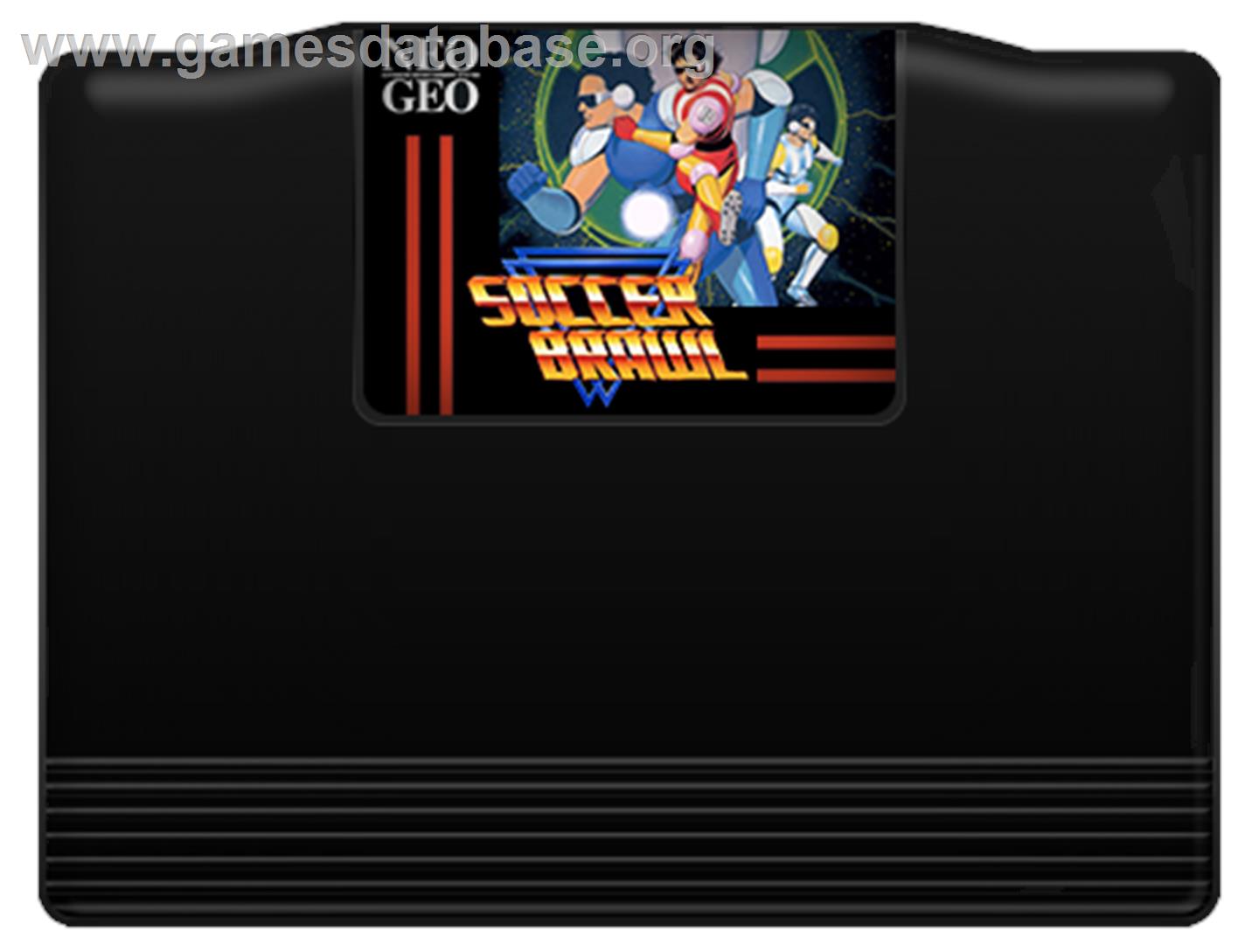 Soccer Brawl - SNK Neo-Geo MVS - Artwork - Cartridge