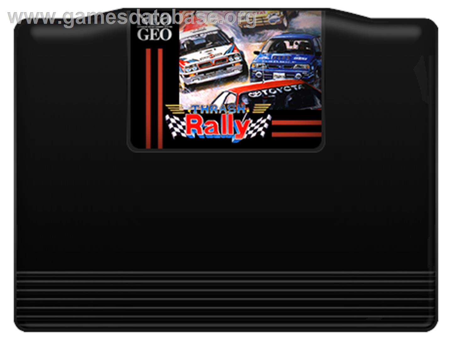 Thrash Rally - SNK Neo-Geo MVS - Artwork - Cartridge