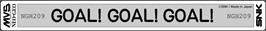 Top of cartridge artwork for Goal! Goal! Goal! on the SNK Neo-Geo MVS.