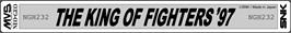 Top of cartridge artwork for King Of Fighters '97, The on the SNK Neo-Geo MVS.