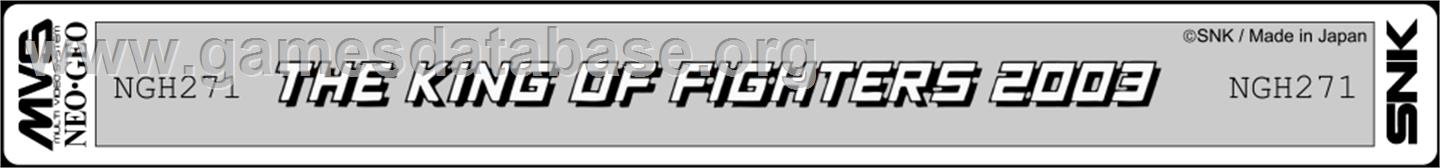 King Of Fighters 2003, The - SNK Neo-Geo MVS - Artwork - Cartridge Top