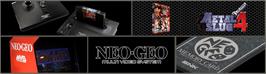 Arcade Cabinet Marquee for Metal Slug 4.